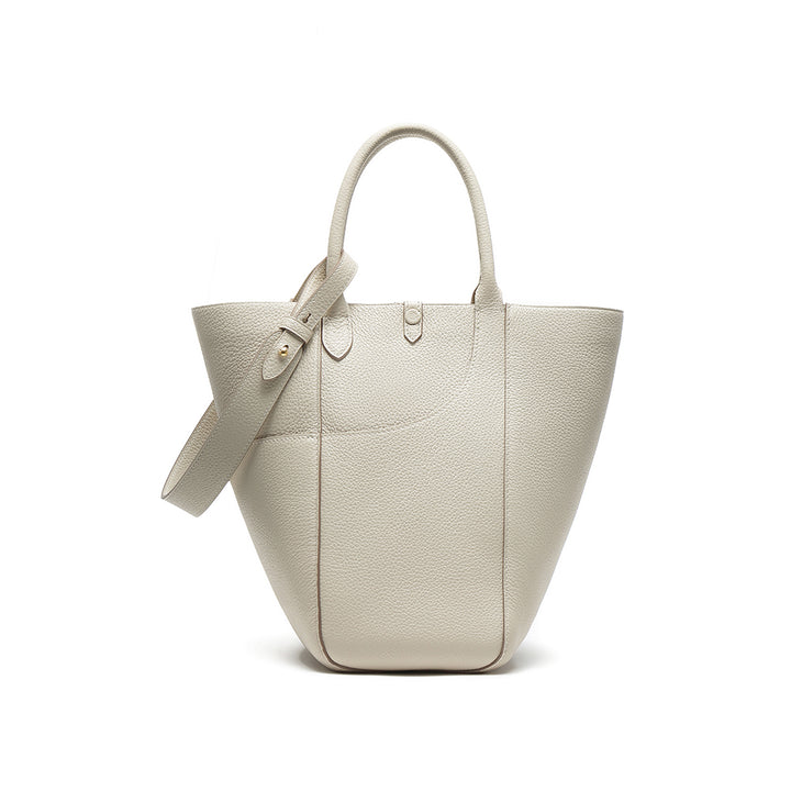 TQING Large Butterfly Tote Bucket Bag #color_cream-white