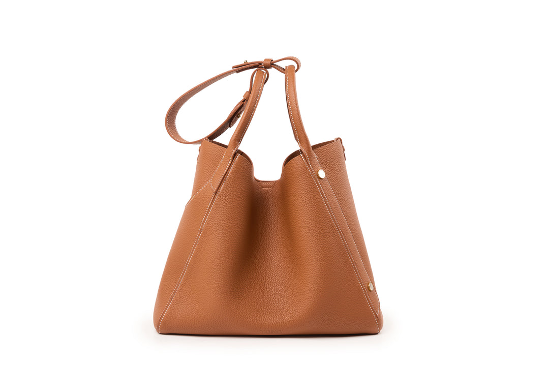 Butterfly Leather Tote Bag