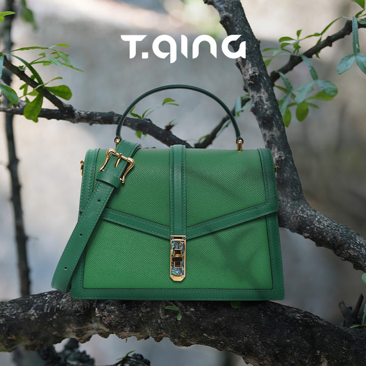 TQING Colorful Crossbody Bag #color_green