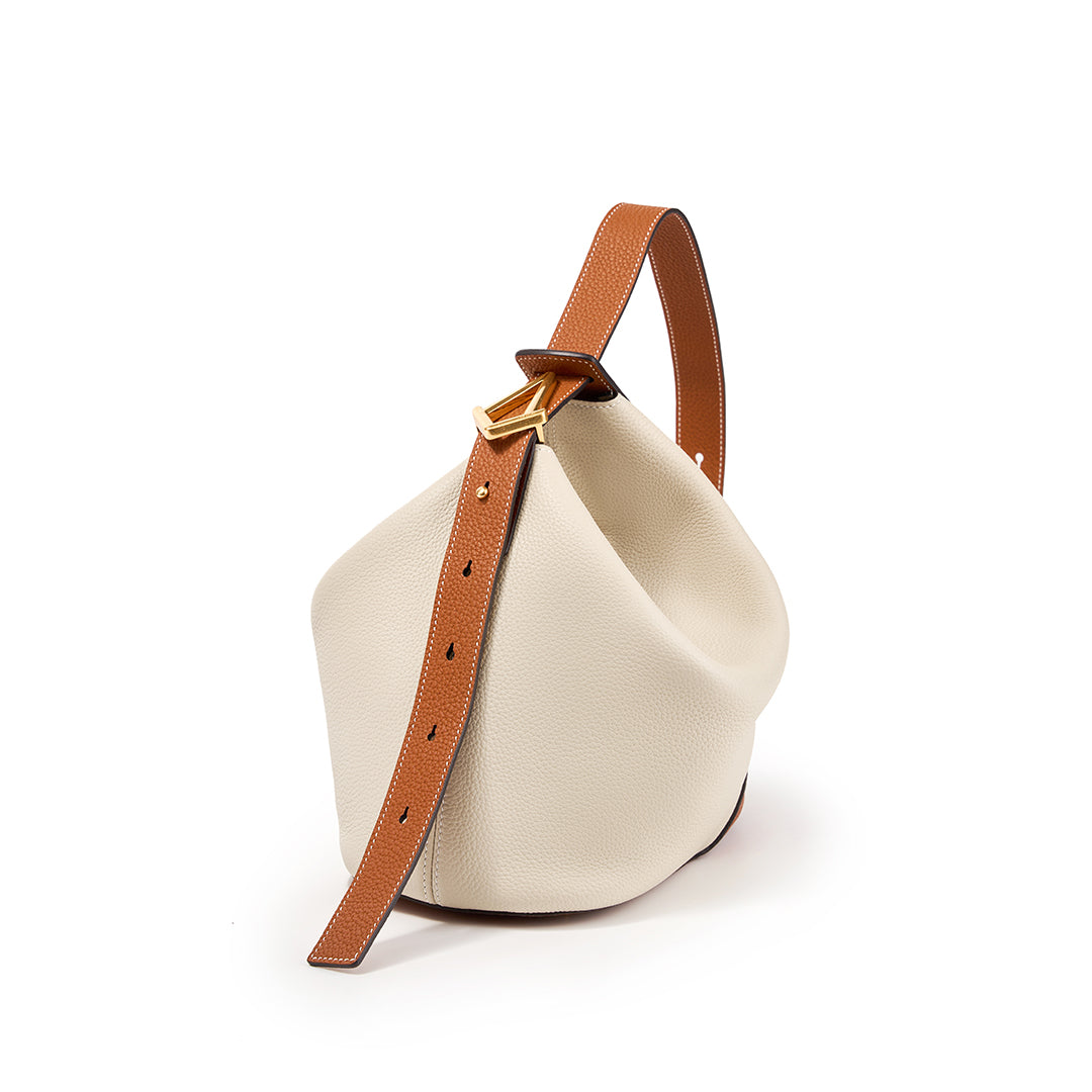 T.QING Ease Bucket Bag #color_beige-golden-brown