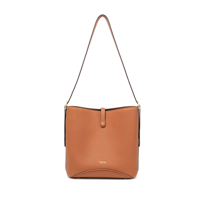 TQING Wind Chime Bucket Bag #color_gold-brown