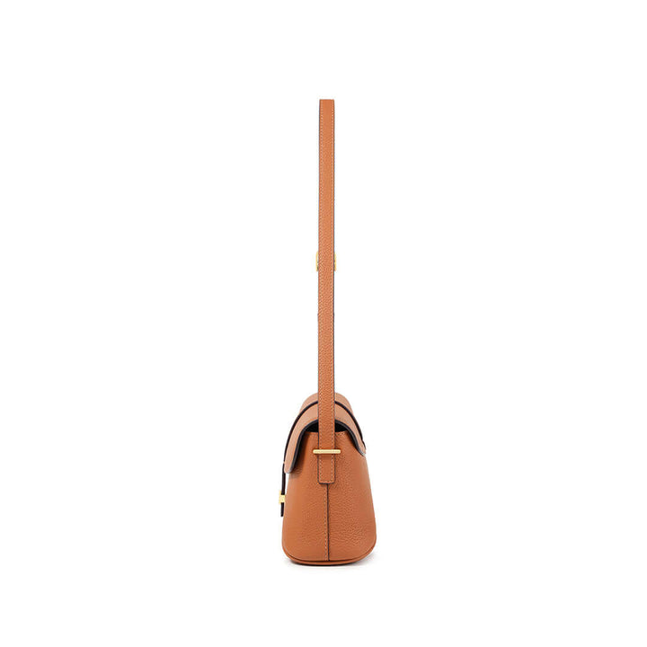 TQING Wind Chime Shoulder Bag #color_gold-brown