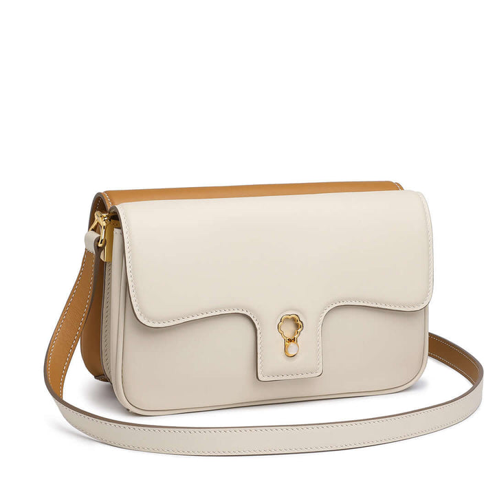 TQING Couplet Gemini Crossbody Bag #color_biscuit-white