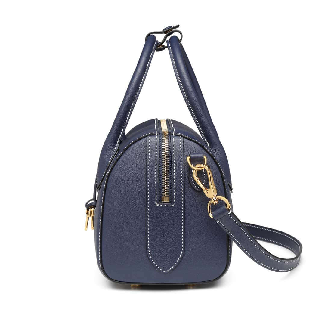 TQING Slender Waist Boston Tote Bag #color_blue