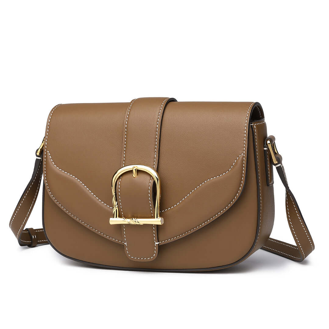 TQING Couplet Crossbody Saddle Bag #color_brown