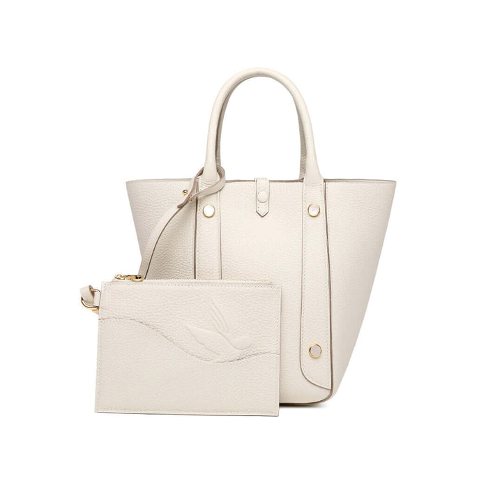 TQING Small Butterfly Bucket Bag #color_cream-white