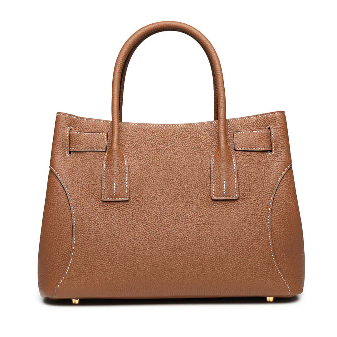 TQING Slender Waist Tote Bag #color_gold-brown