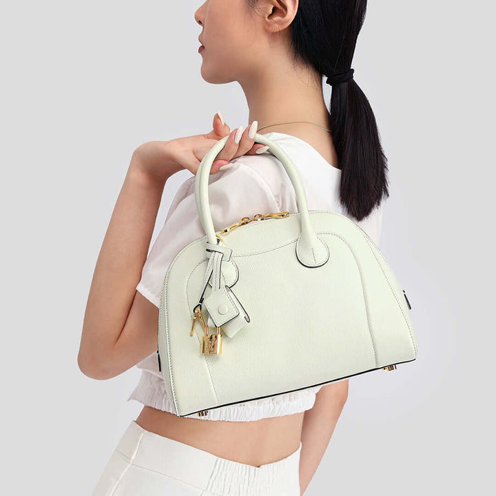 TQING Shell Tote Bag #color_green