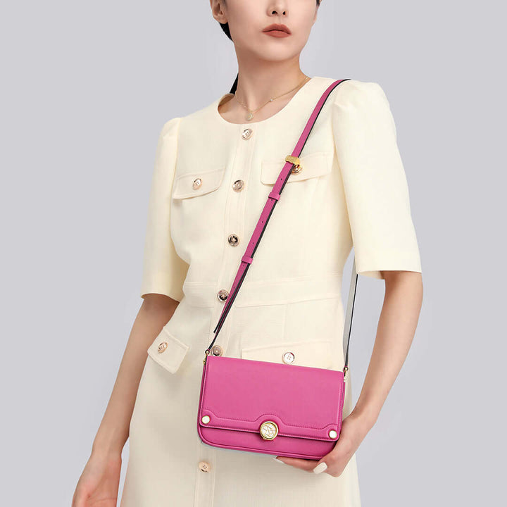 TQING Couplet Gemini Shoulder Bag #color_violet