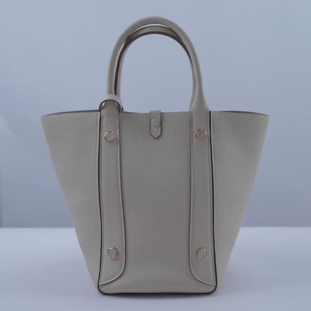 TQING Small Butterfly Bucket Bag Video #color_cream-white